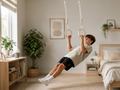 CALIMAN® Kids Wooden Gymnastic Rings — Adjustable Children & Adults Training Rings for Home & Garden